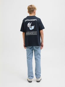 Jack & Jones JJICLARK JJORIGINAL AKM 710 JNR Klasikinio kirpimo džinsai Jaunimui -Blue Denim - 12271994