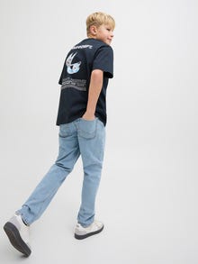 Jack & Jones JJICLARK JJORIGINAL AKM 710 JNR Klasikinio kirpimo džinsai Jaunimui -Blue Denim - 12271994
