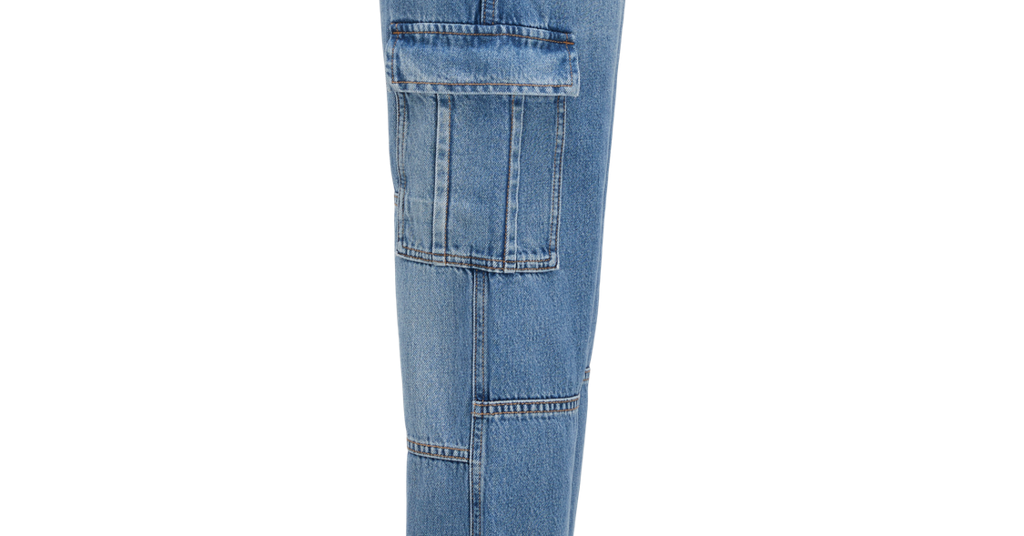 Jean Vuja De Wes Coupe Décontractée – Selvedge Bleu 13,5 Oz, Taille M, Coupe Droite | Jean Brut En Coton