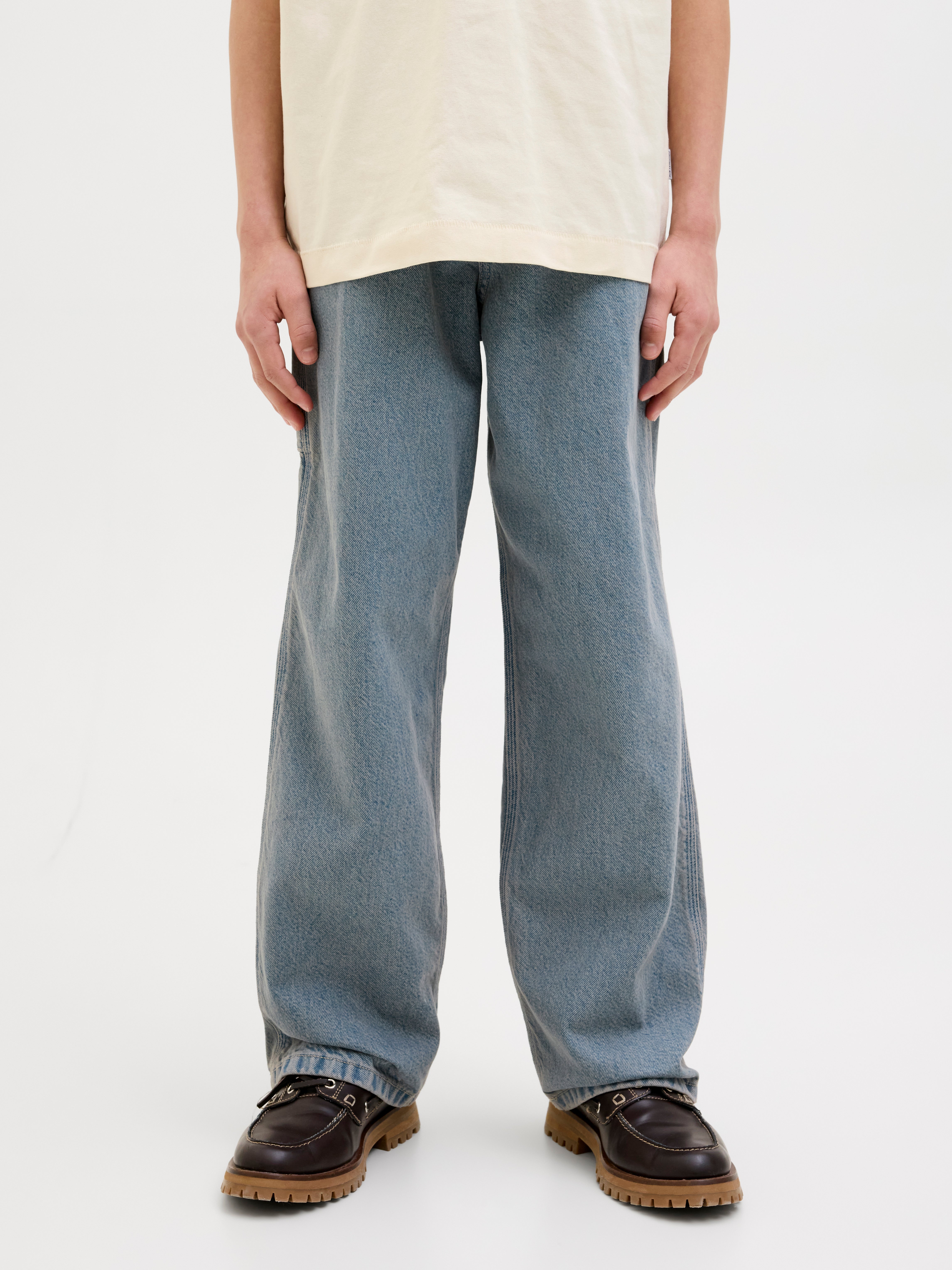 Jjialex Jjicarpenter Sq 201 Jnr Baggy Fit Jeans Junior