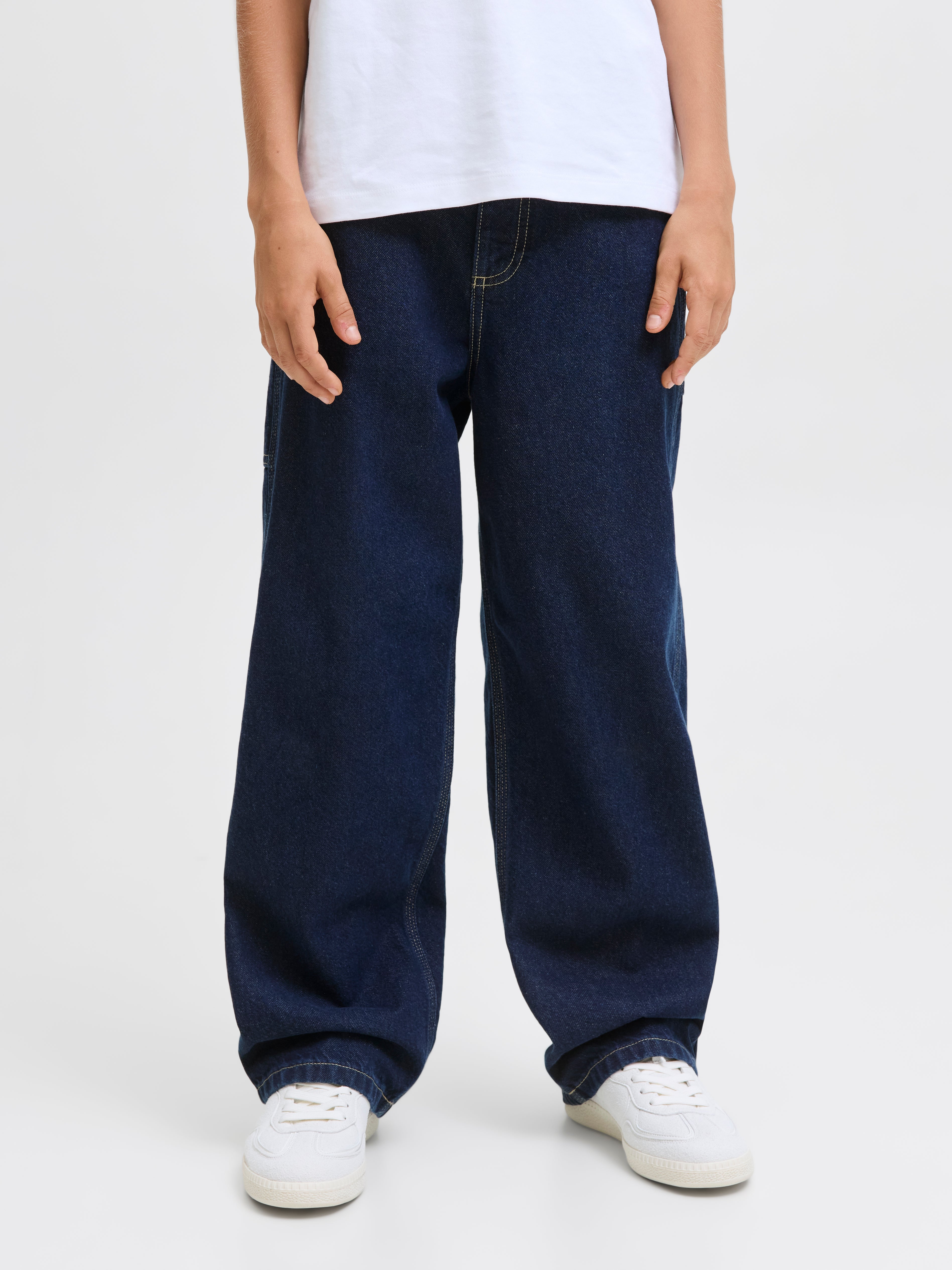 Jjialex Jjcarpenter Sq 202 Sn Jnr Baggy Fit Jeans Junior