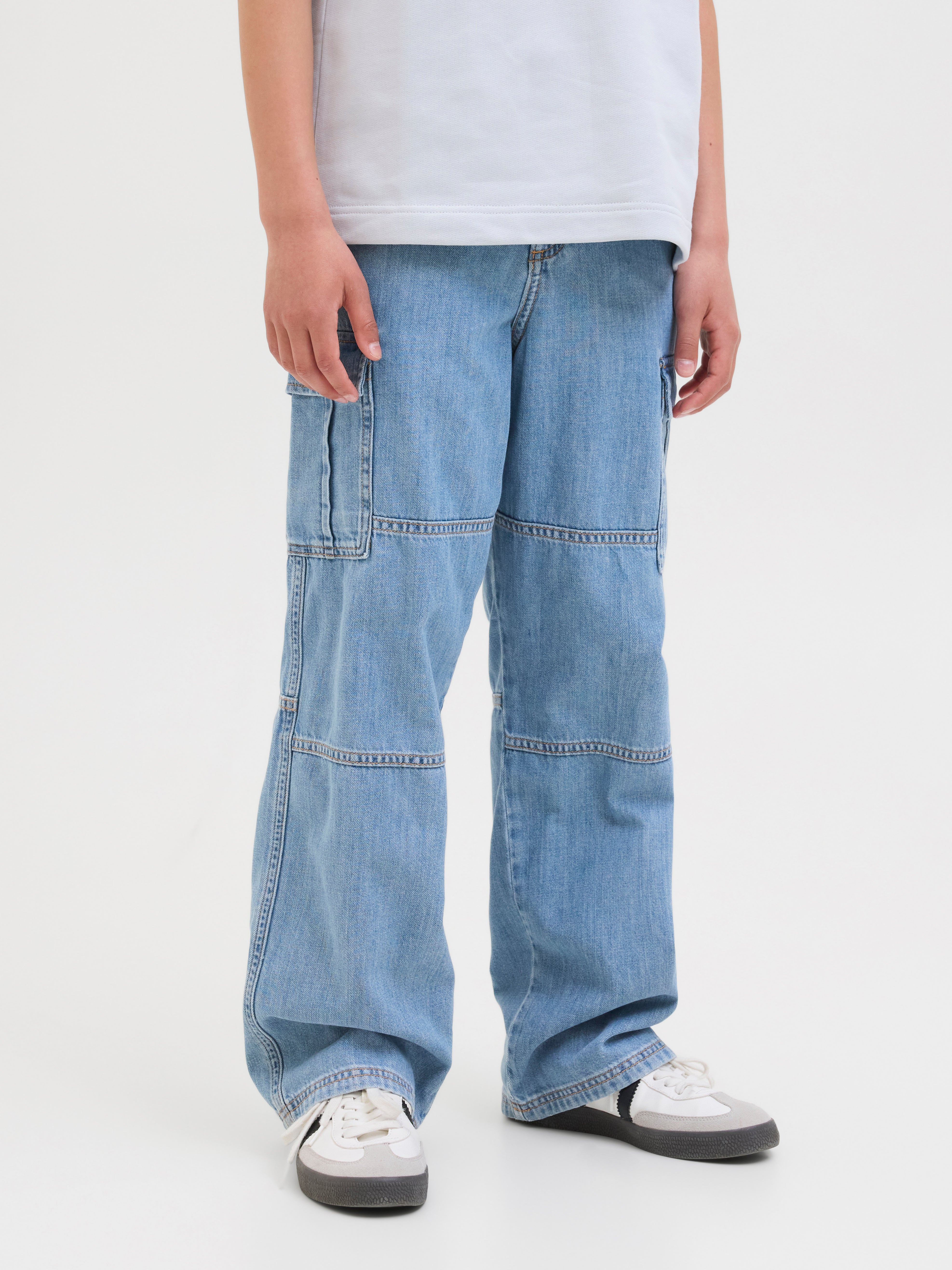 Jjialex Jjwade Akm 065 Jnr Baggy Fit Jeans Junior