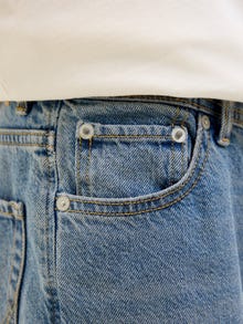 Jack & Jones Laisvas kirpimas Džinsiniai šortai Jaunimui -Blue Denim - 12272044