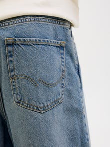 Jack & Jones Laisvas kirpimas Džinsiniai šortai Jaunimui -Blue Denim - 12272044