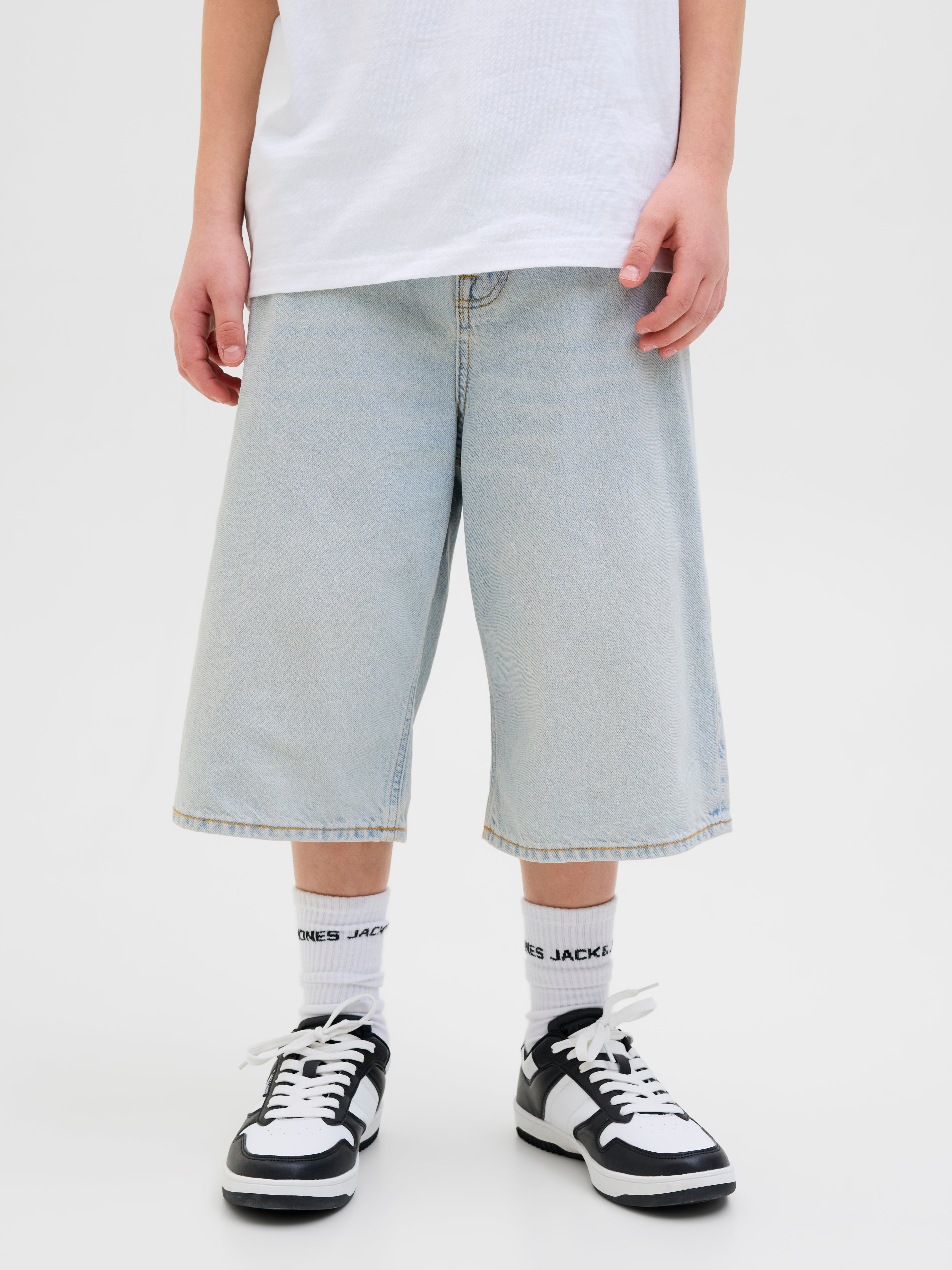 Baggy Fit Jeans-shorts Junior