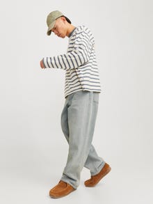 Jack & Jones Jeans Baggy Fit Taille haute -Blue Denim - 12272067