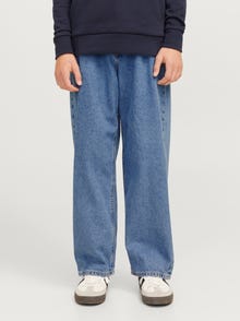 Jack & Jones JJIALEX JJORIGINAL SQ 042 JNR Baggy džinsai Jaunimui -Blue Denim - 12272094