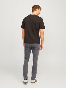 Jack & Jones JJICLARK JJEVAN AM 195 Krój regularny -Grey Denim - 12272106