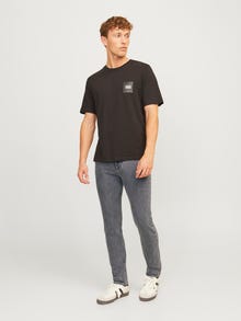 Jack & Jones JJICLARK JJEVAN AM 195 Krój regularny -Grey Denim - 12272106