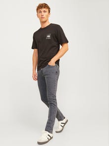 Jack & Jones JJICLARK JJEVAN AM 195 Krój regularny -Grey Denim - 12272106