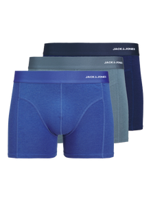 Jack & Jones 3-pack bamboo Boxershorts -Bering Sea - 12272181