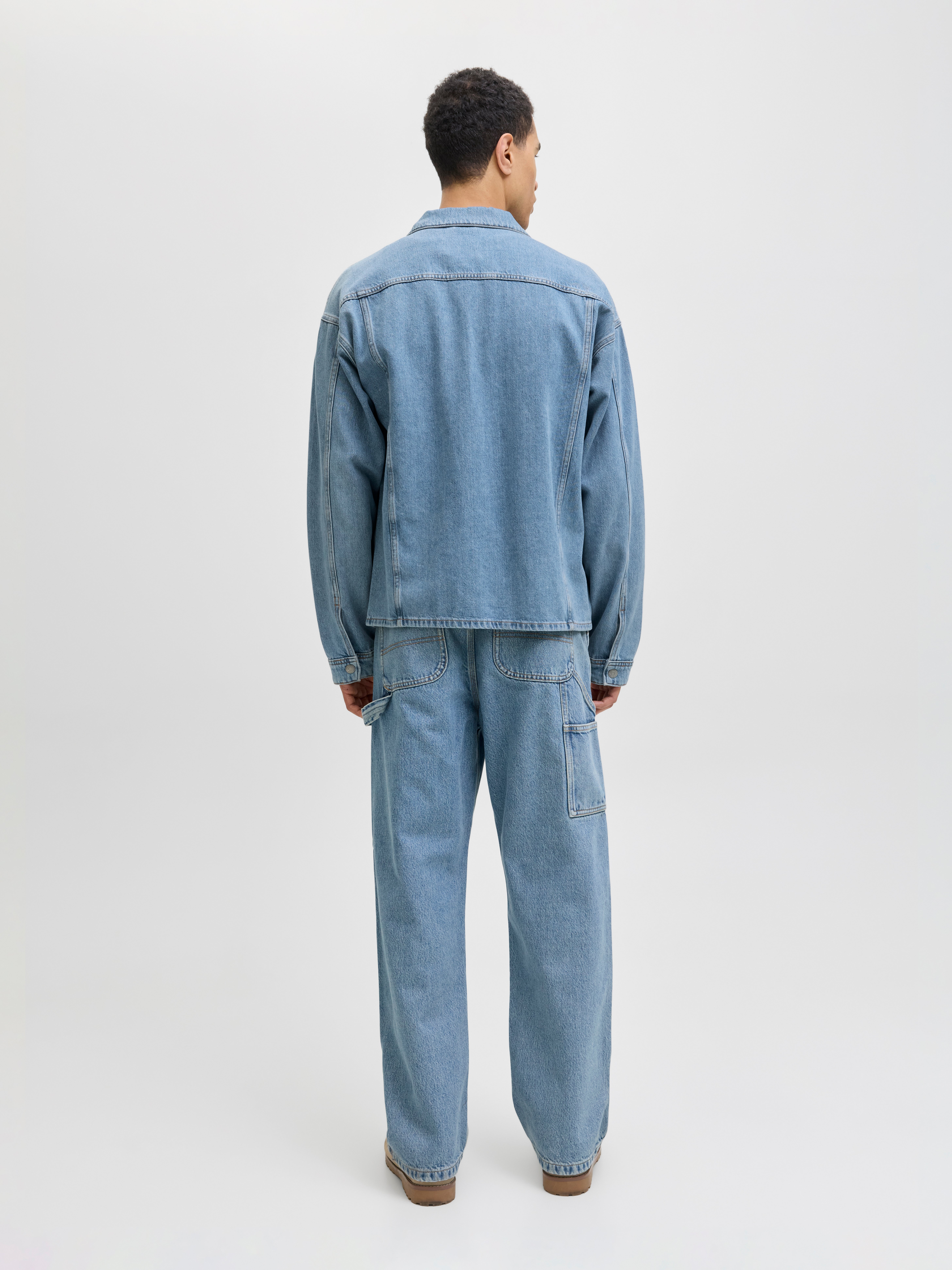 JACK & JONES Jjialex Jjcarpenter MF 840 SN - Jeans Uomo, Fit Baggy, Perfetti Per La Primavera