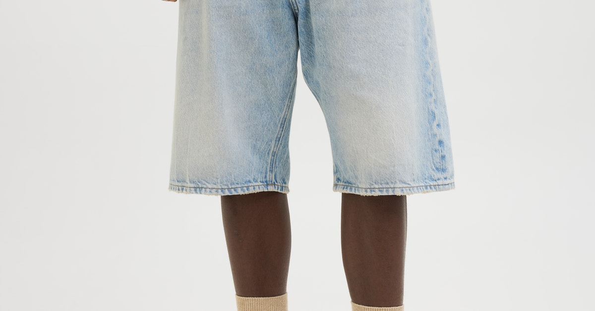 Baggy Fit Jeans Shorts