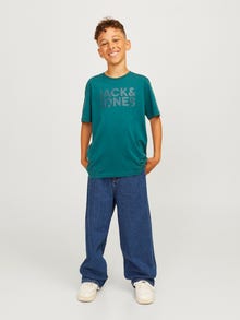 Jack & Jones JJIALEX JJORIGINAL MF 924 LN JNR Jeans i baggy fit -Blue Denim - 12272238