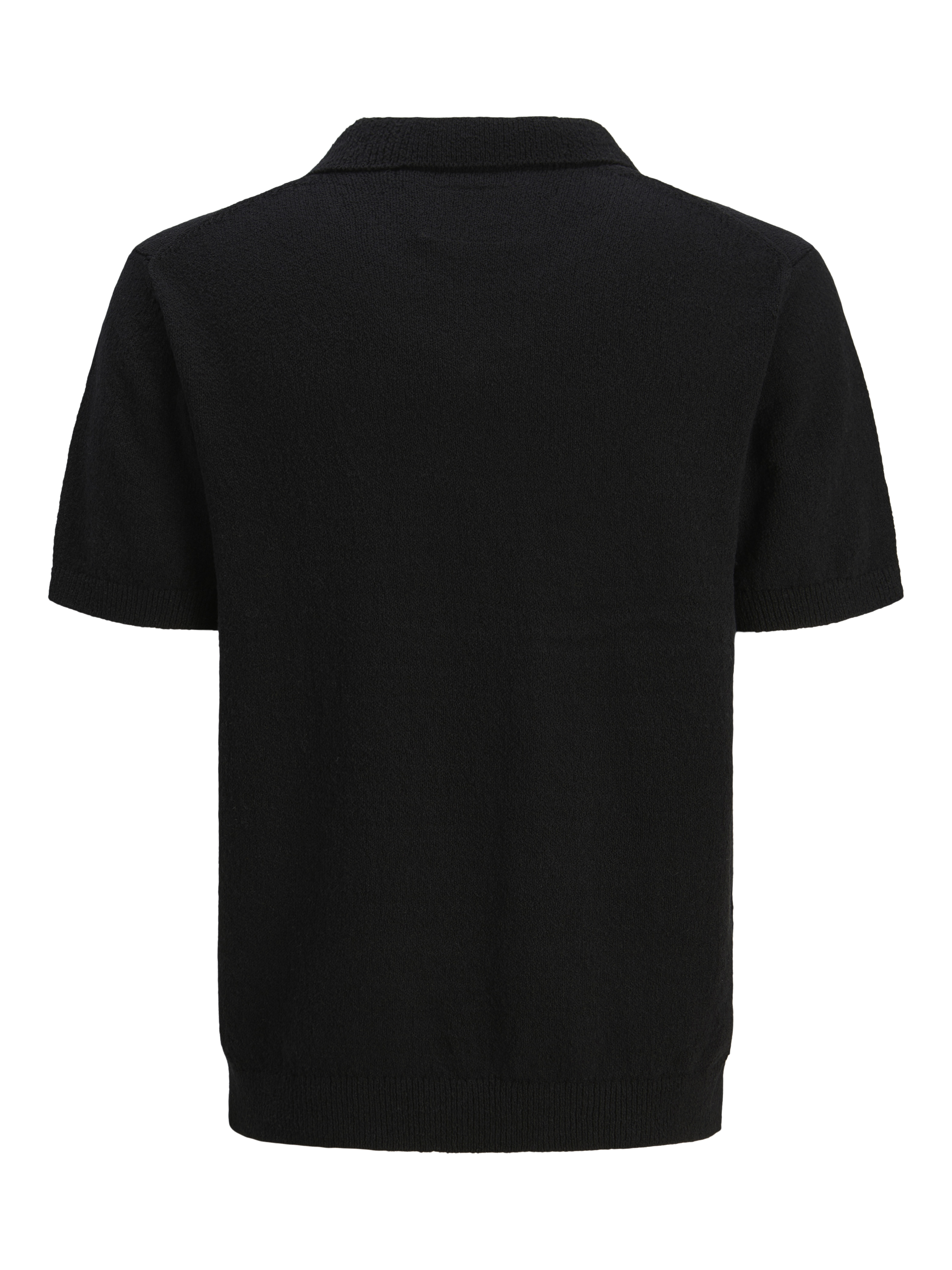 Thumbnail - Einfarbig Gestricktes Polo