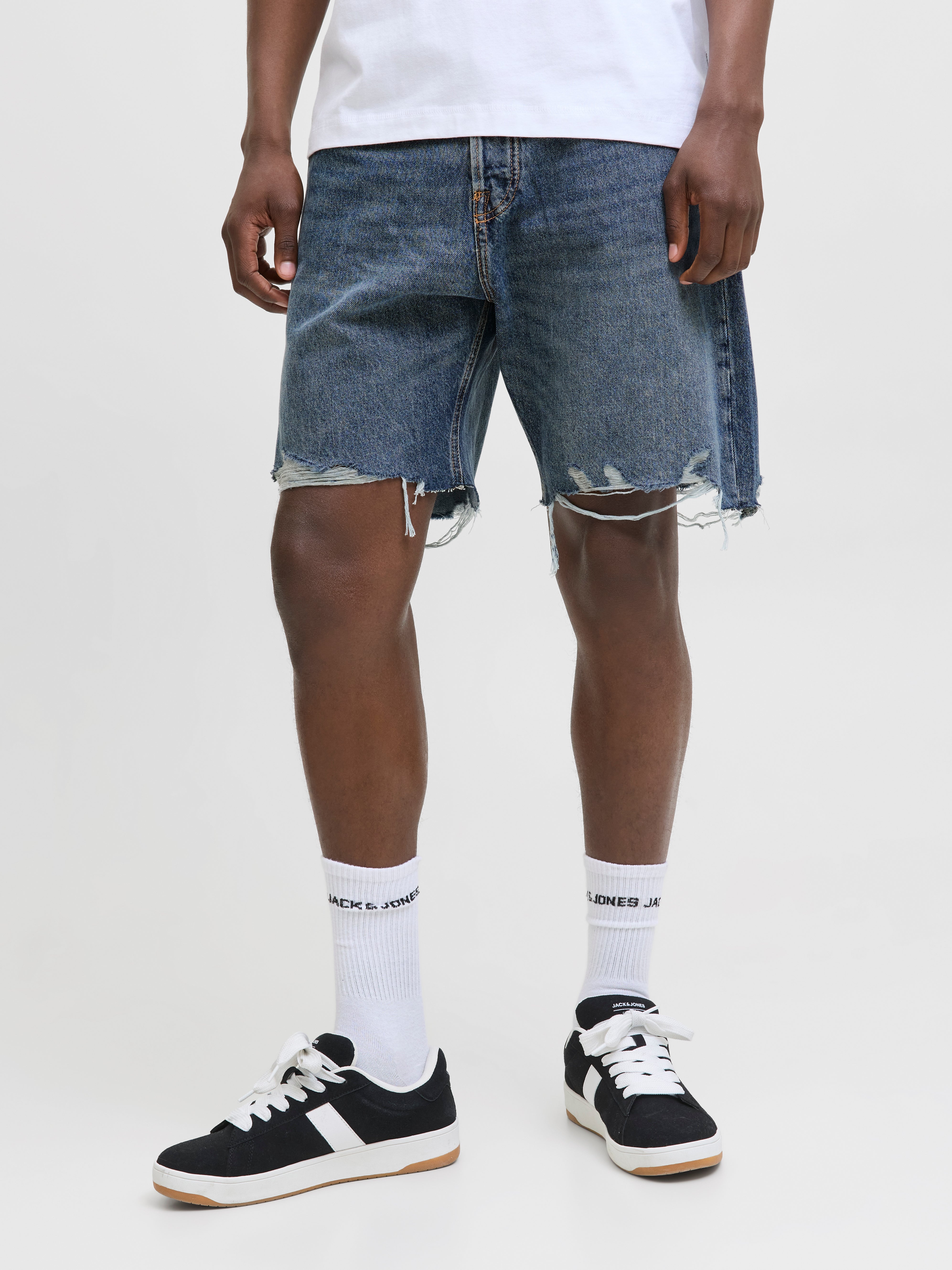 Thumbnail - Baggy Fit Jeans-shorts