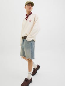 Jack & Jones Baggy fit Denim shorts -Blue Denim - 12272285