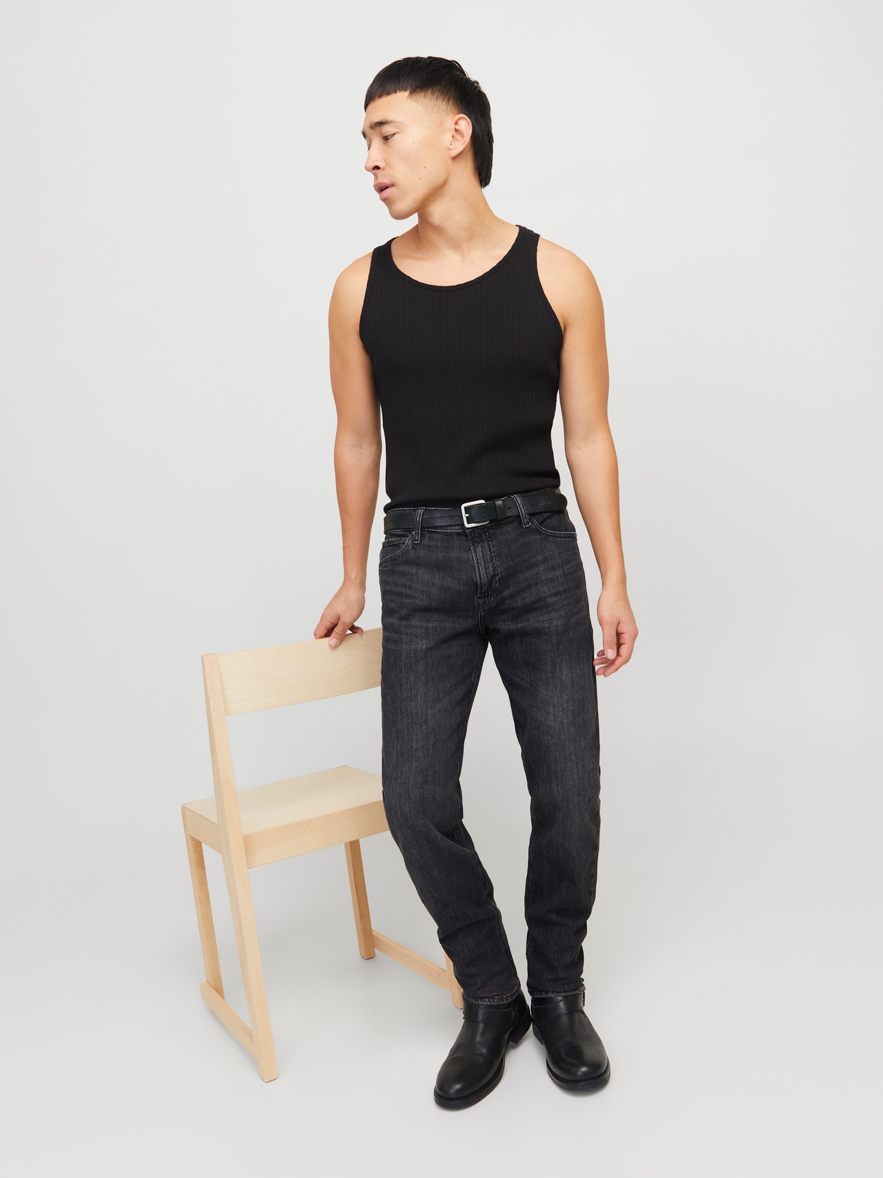 Jack & Jones JJEVAN AM 995 - Jean stonewash élégant et stretch - Ref Jack & Jones JJEVAN AM 995 - Jean stonewash élégant et stretch - Ref