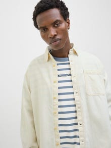 Jack & Jones Camisa vaquera Corte wide -Ecru - 12272470