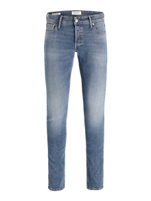 Jack & Jones JJIMIKE JJORIGINAL SQ 665 Tapered Fit Jeans -Blue Denim - 12272543