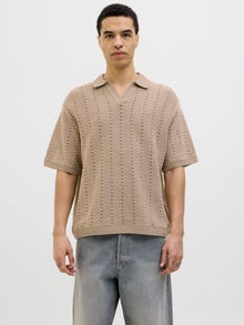Jack & Jones Jednoduché Polo -Safari - 12272562