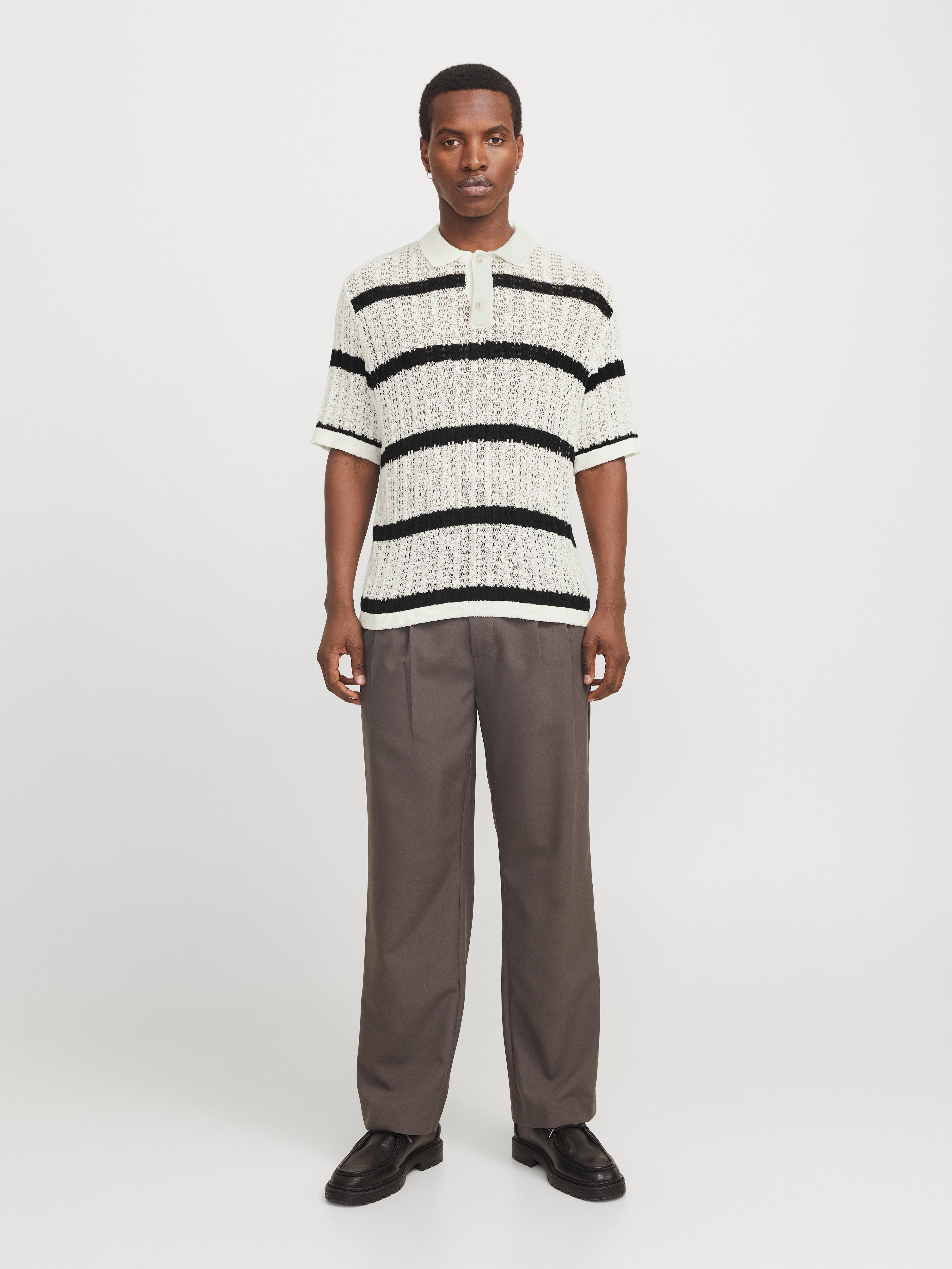 Thumbnail - Gestreift Poloshirt