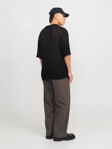 Jack & Jones Stribet Polo -Black - 12272580