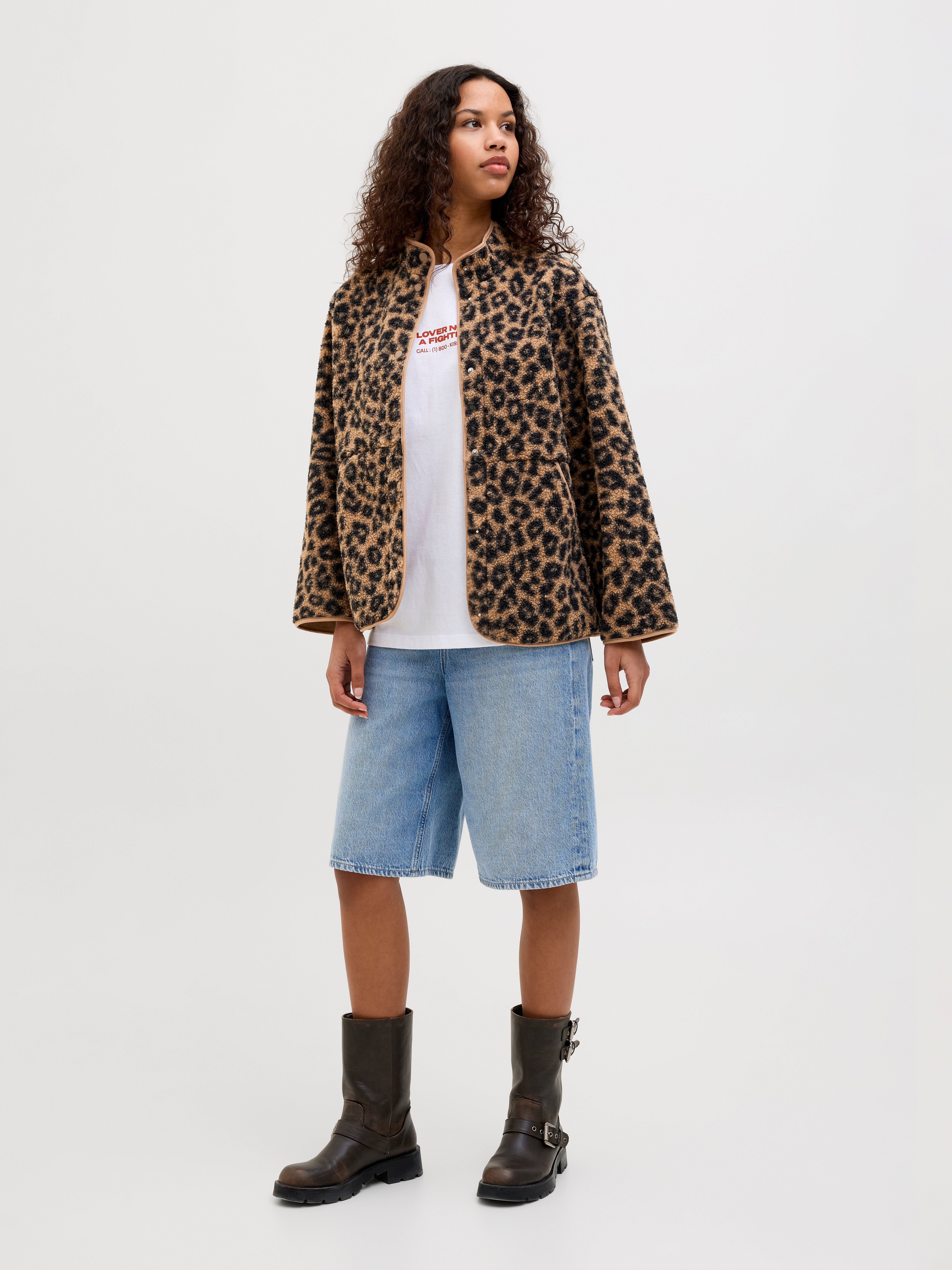 Thumbnail - Jxvera Teddyfell Jacke