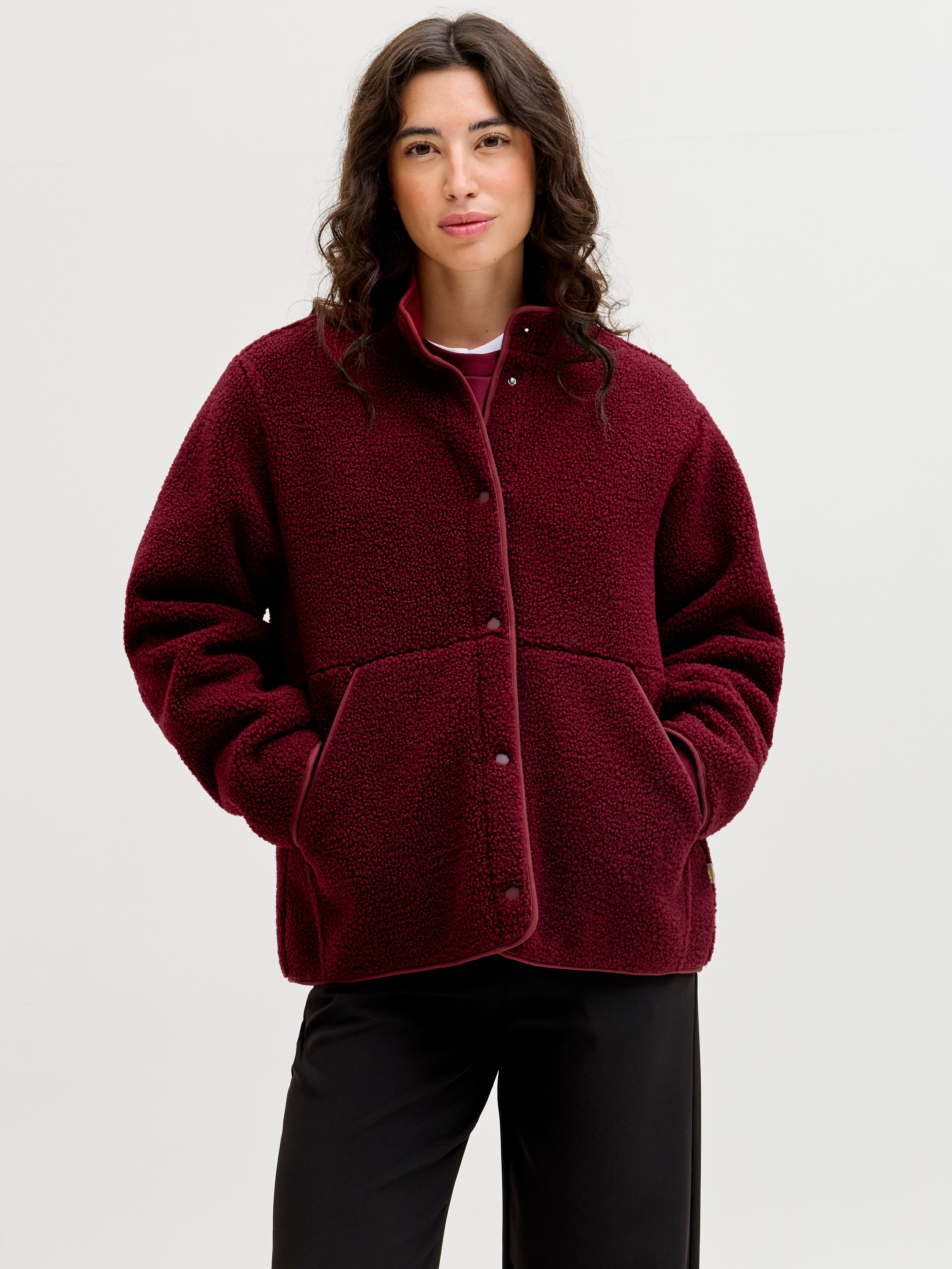 Jxvera Teddyfell Jacke