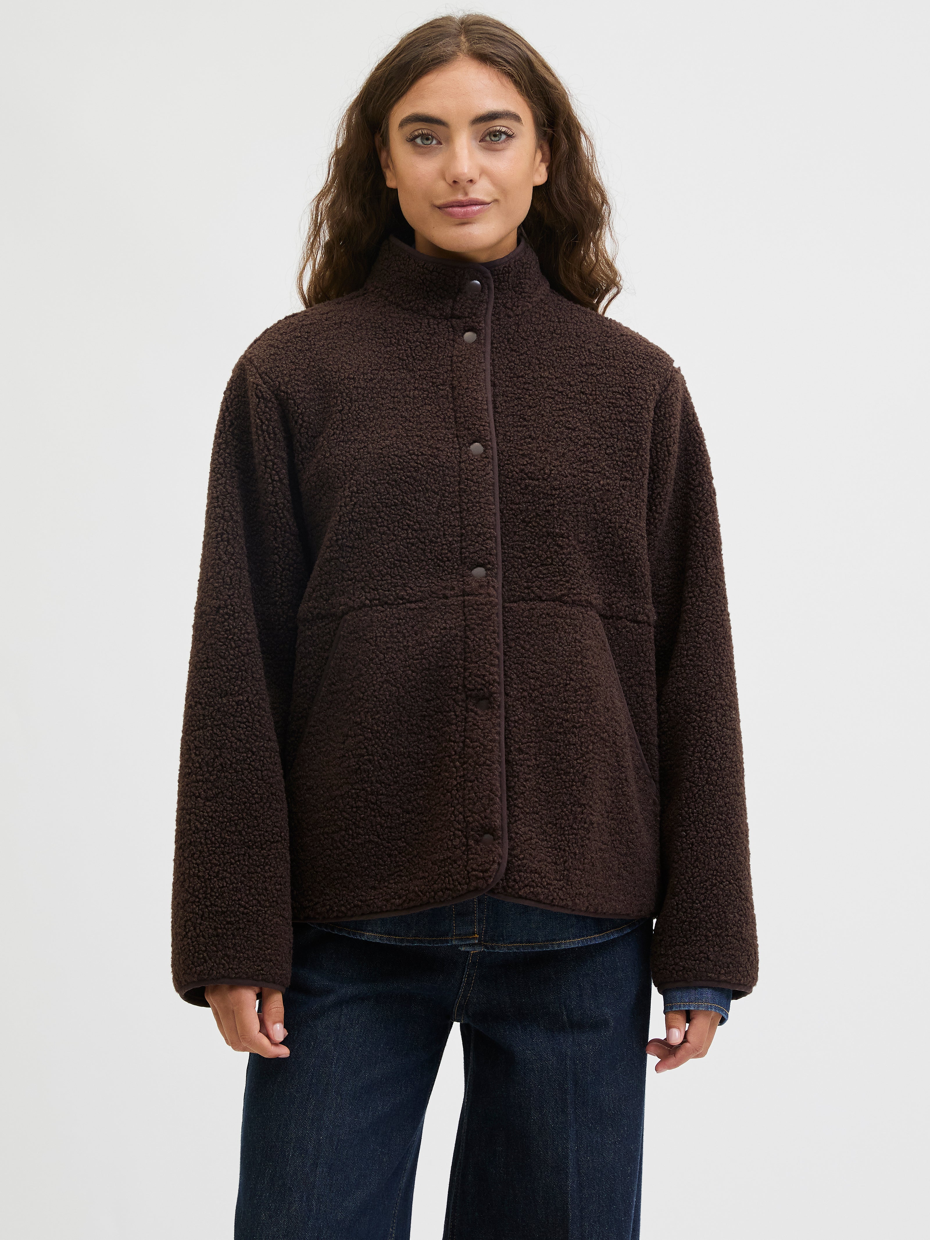 Jxvera Teddyfell Jacke