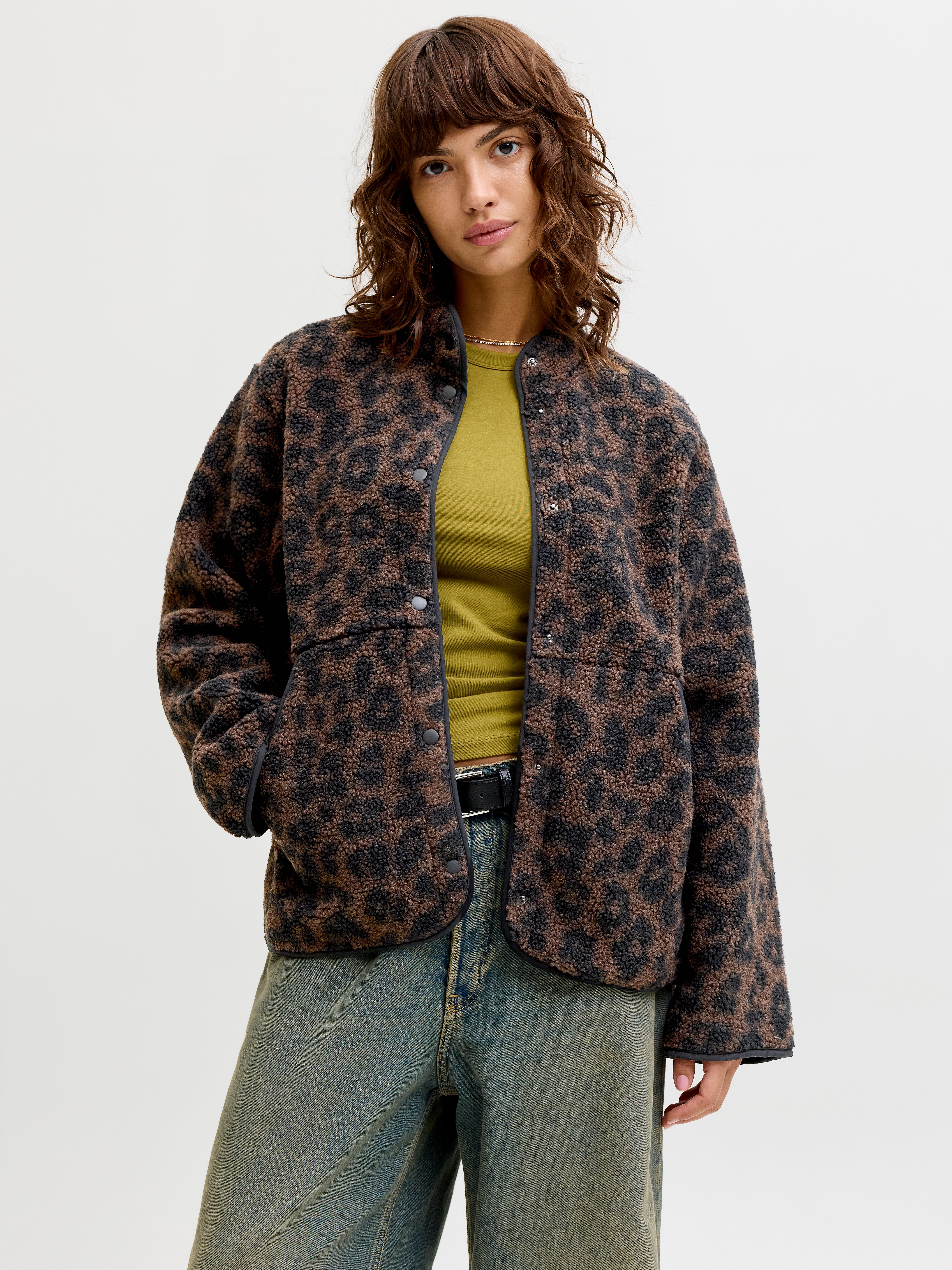 Jxvera Teddyfell Jacke