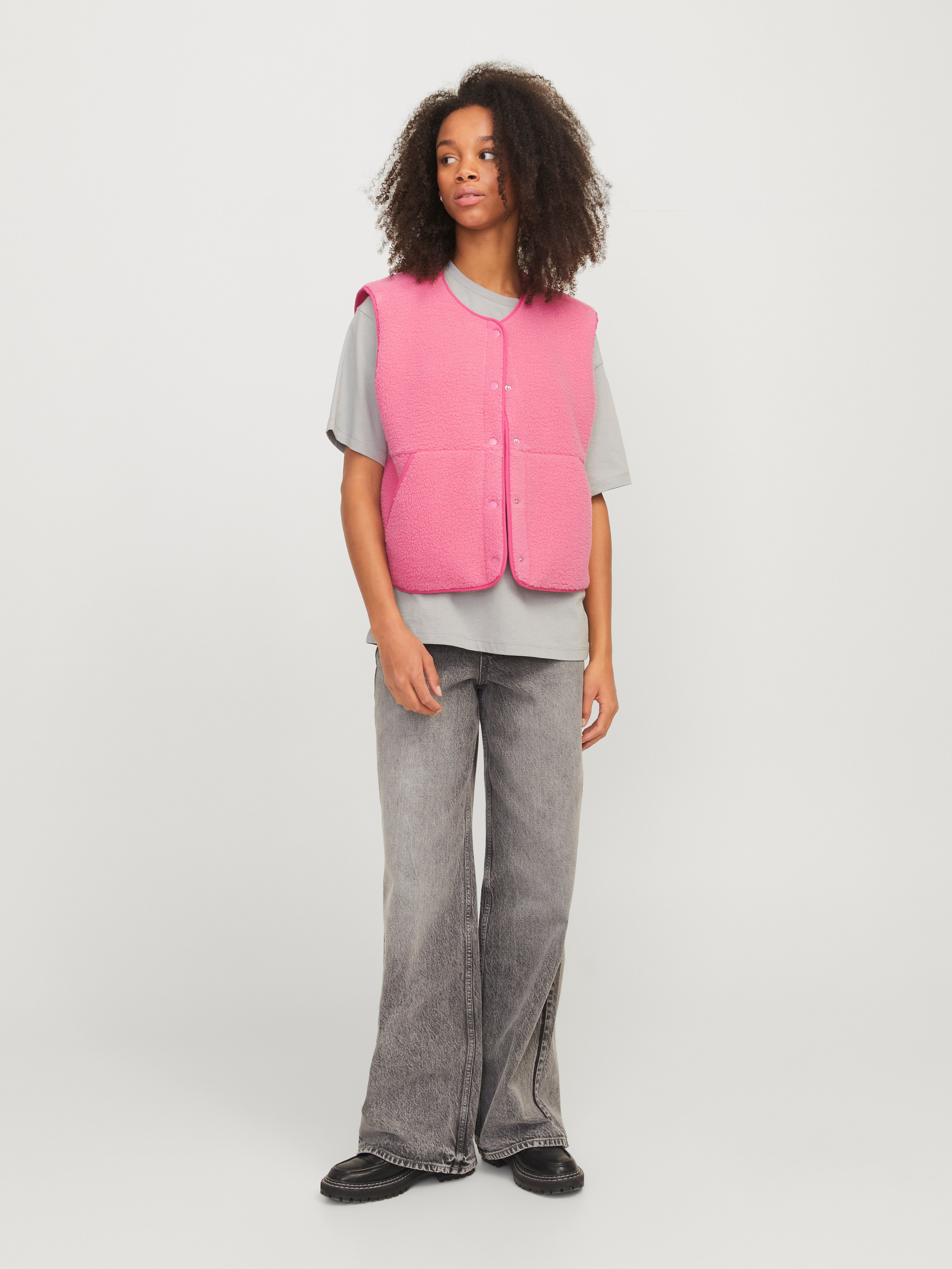 JXVERA Teddy gilet | Medium Rose | JJXX®