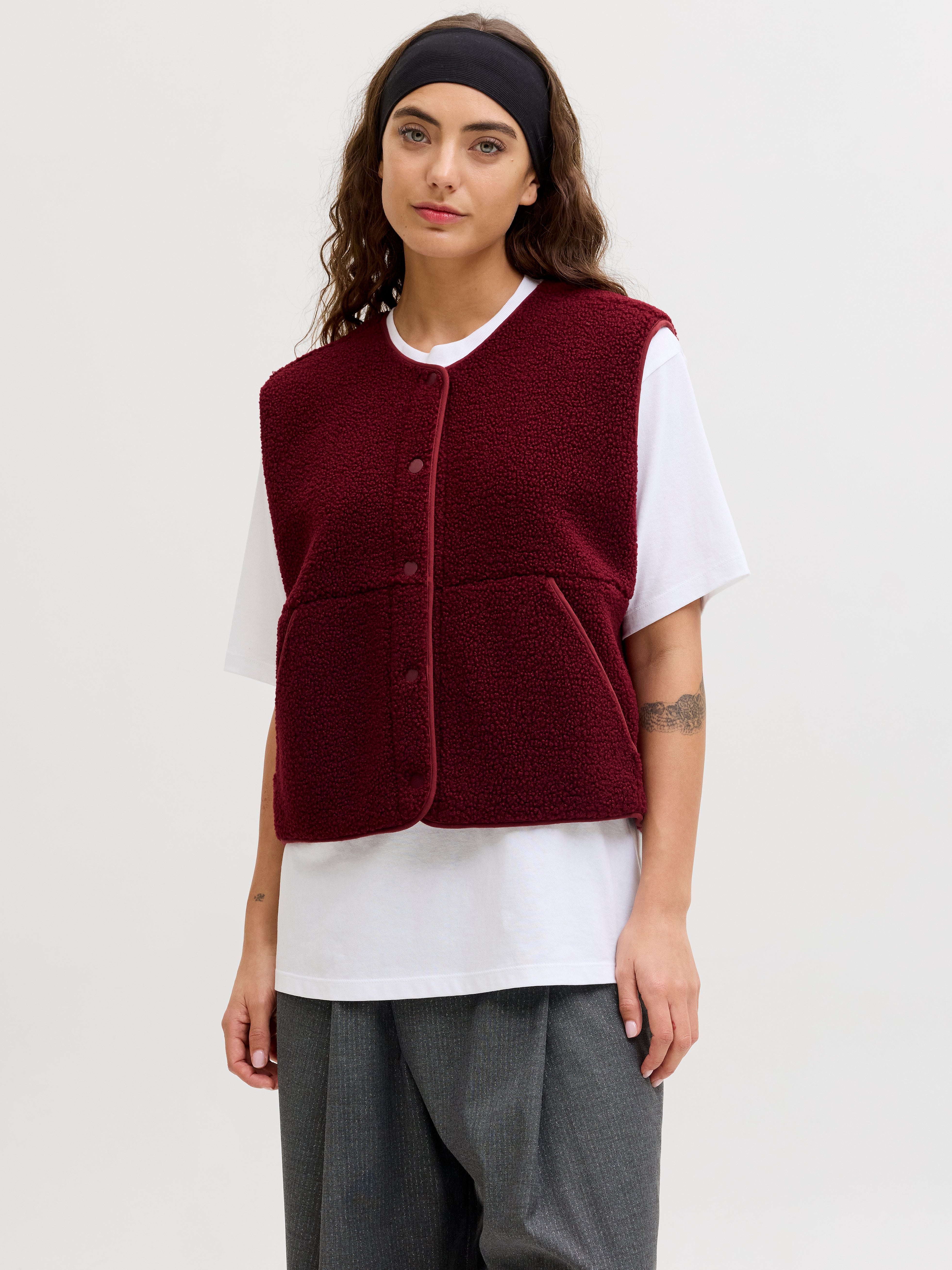 Jxvera Teddyfell Weste