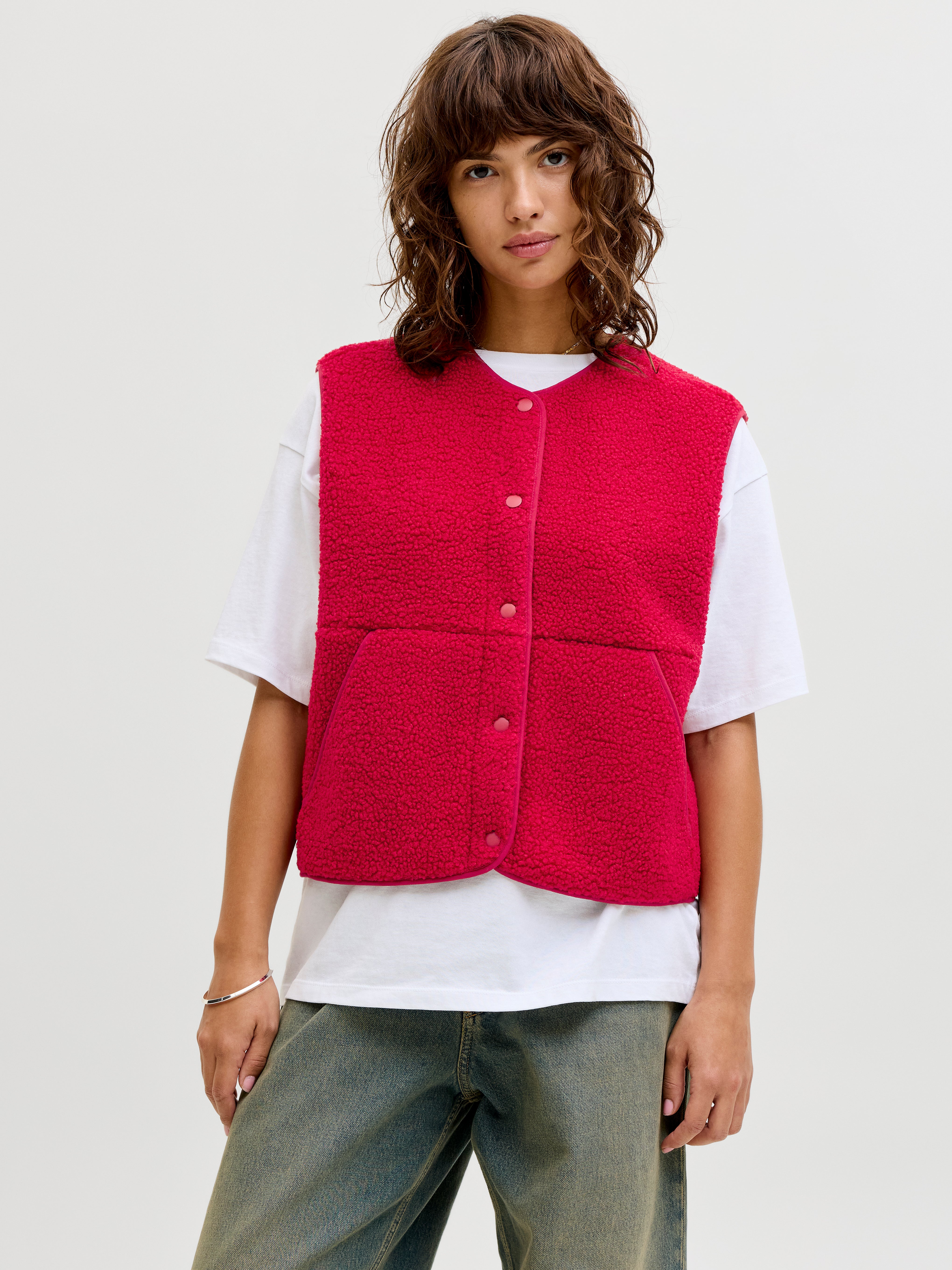 Jxvera Teddyfell Weste