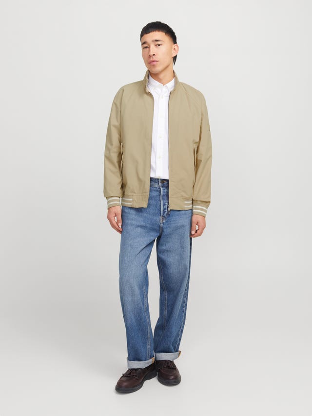 Jack & Jones quilted bomber jacket in khaki Jack & Jones quilted bomber jacket in khaki