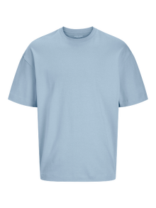 Jack & Jones 2-pak Gładka Okrągły dekolt T-shirt -Stormy Weather - 12272666