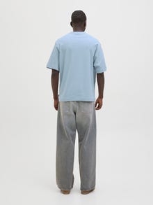 Jack & Jones 2-pak Ensfarvet O-hals T-shirt -Stormy Weather - 12272666