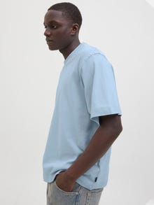Jack & Jones 2-pak Gładka Okrągły dekolt T-shirt -Stormy Weather - 12272666