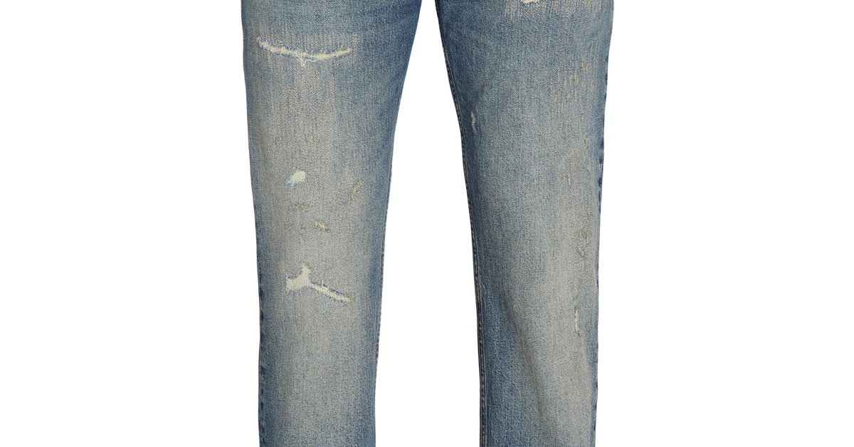 JJIMIKE JJORIGINAL CB 529 Tapered fit jeans | Medium Blue | Jack & Jones®