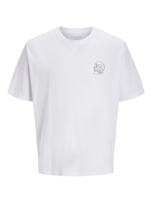 Jack & Jones Bedrukt T-shirts -Bright White - 12272692