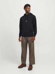 Jack & Jones Logotyp Hoodie -Black - 12272694