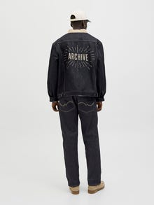 Jack & Jones JJIEDDIE JJARCHIVE SELVEDGE CJ 598 Jean à coupe ample -Blue Denim - 12272712