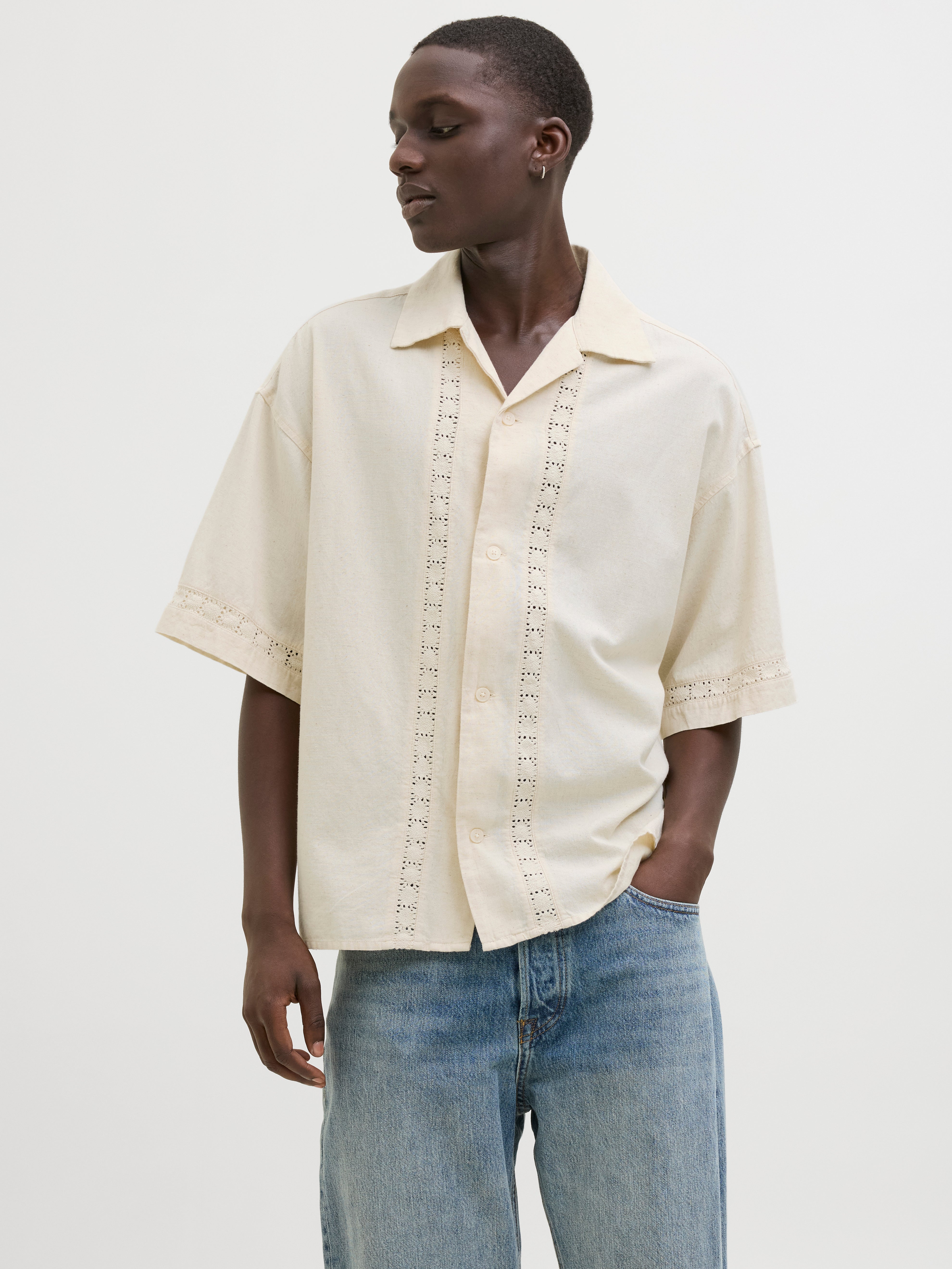 Thumbnail - Wide Fit Hawaii-hemd