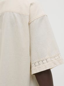 Jack & Jones Chemise Wide Fit -Antique White - 12272736