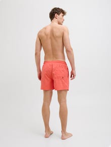 Jack & Jones Klasikinis kirpimas Maudymosi šortai -Hot Coral - 12272776