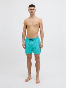 Jack & Jones Klasikinis kirpimas Maudymosi šortai -Scuba Blue - 12272776