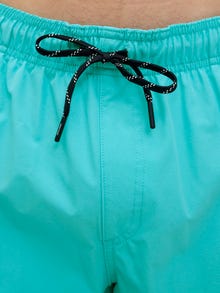 Jack & Jones Klasikinis kirpimas Maudymosi šortai -Scuba Blue - 12272776