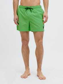 Jack & Jones Klasikinis kirpimas Maudymosi šortai -Summer Green - 12272776