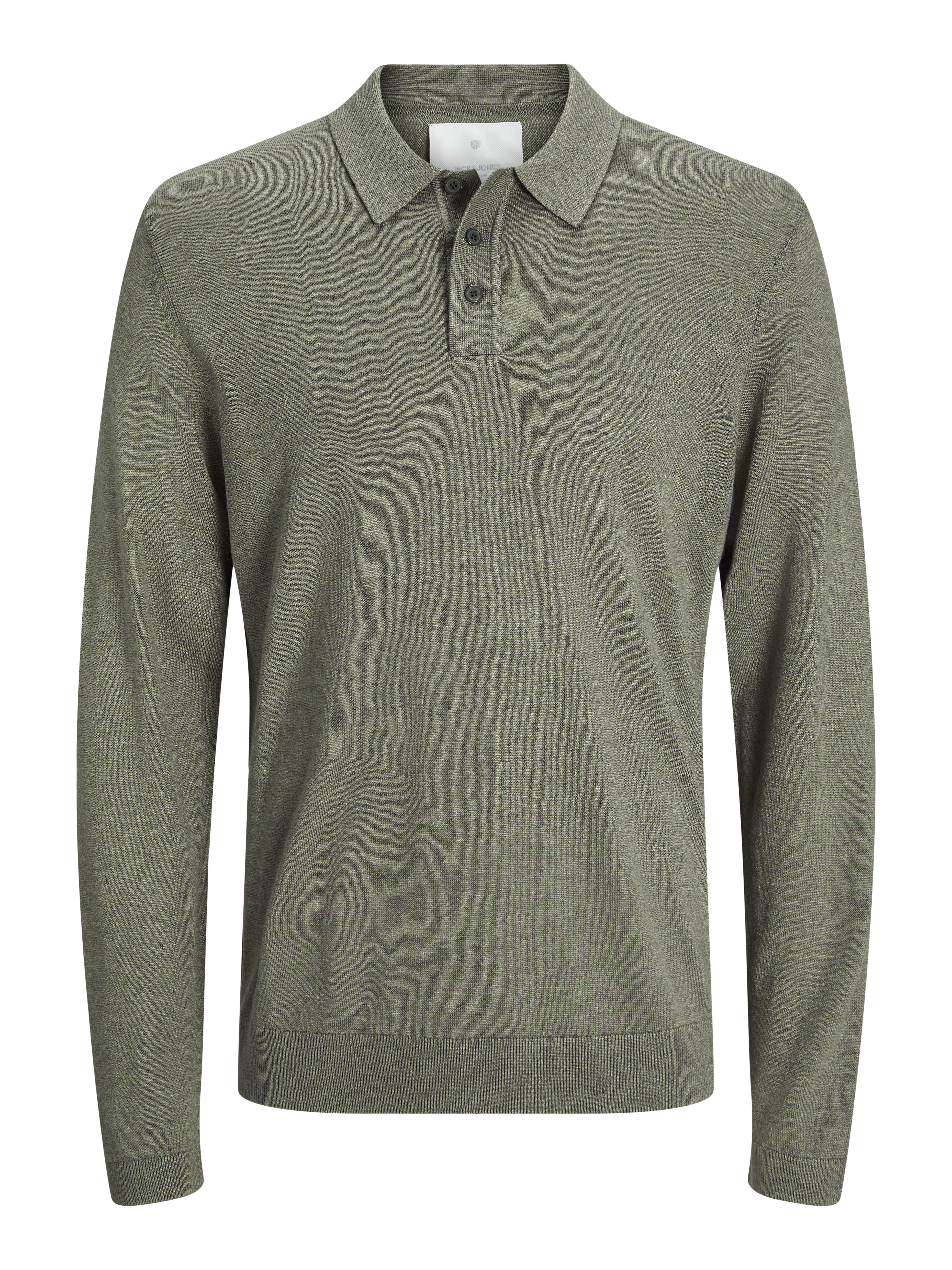 Thumbnail - Einfarbig Gestricktes Polo