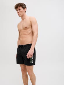 Jack & Jones Klasikinis kirpimas Maudymosi šortai -Black - 12272799